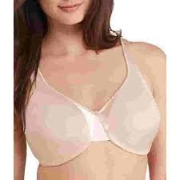 Olga Signature Support‎ Satin Full-Figure Full-Coverage Bra Butterscotch 38C - Picture 1 of 13